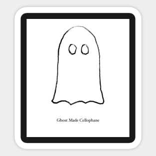 Ghost Made Cellophane Shirt Sticker